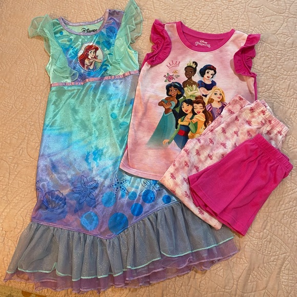 Disney Pajamas Disney 2 Disney Princess Pajamas Sets Poshmark